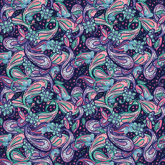 Fairy Paisley 12x12 Patterned Vinyl Sheet