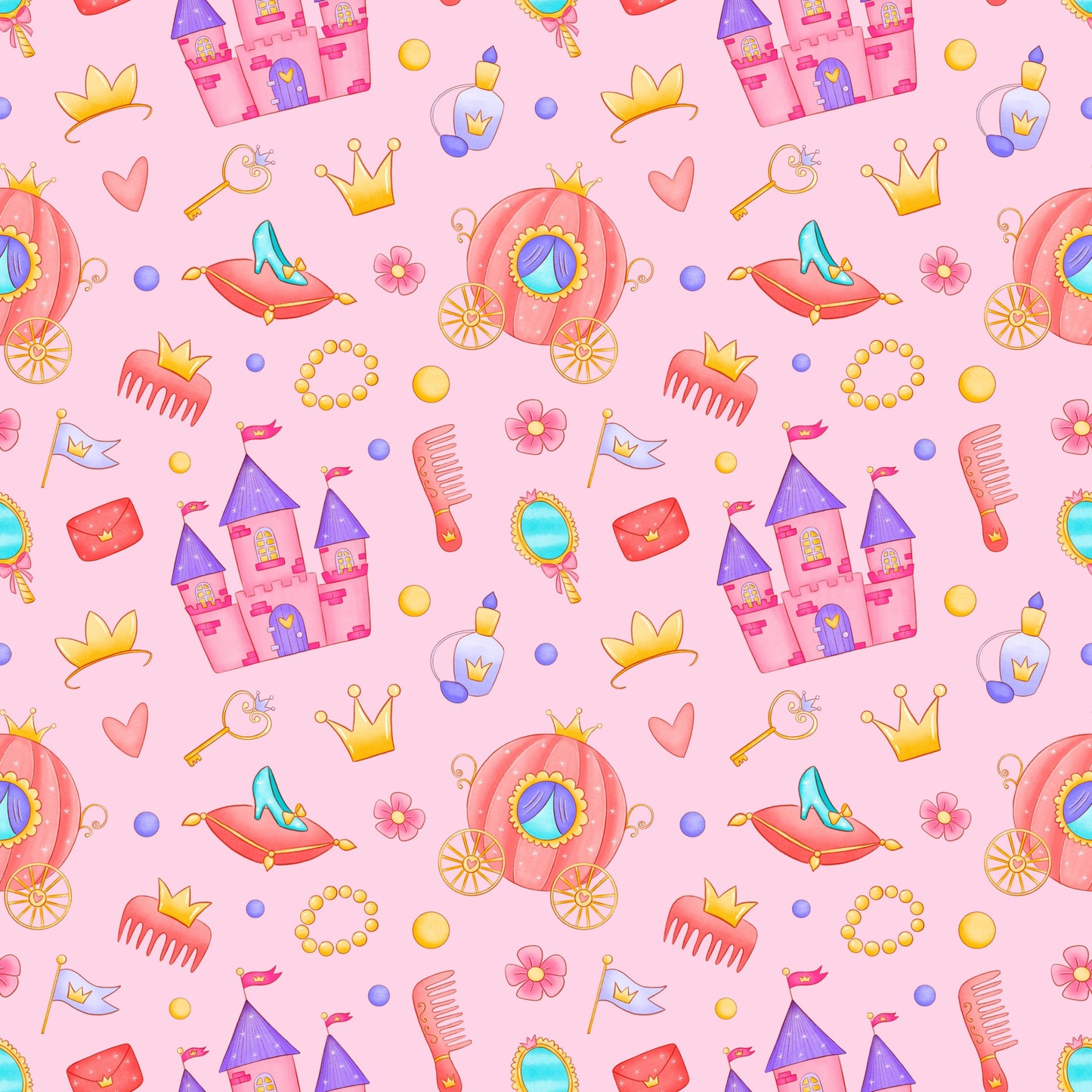 Fairytale Princess 12x12 Patterned Vinyl Sheet