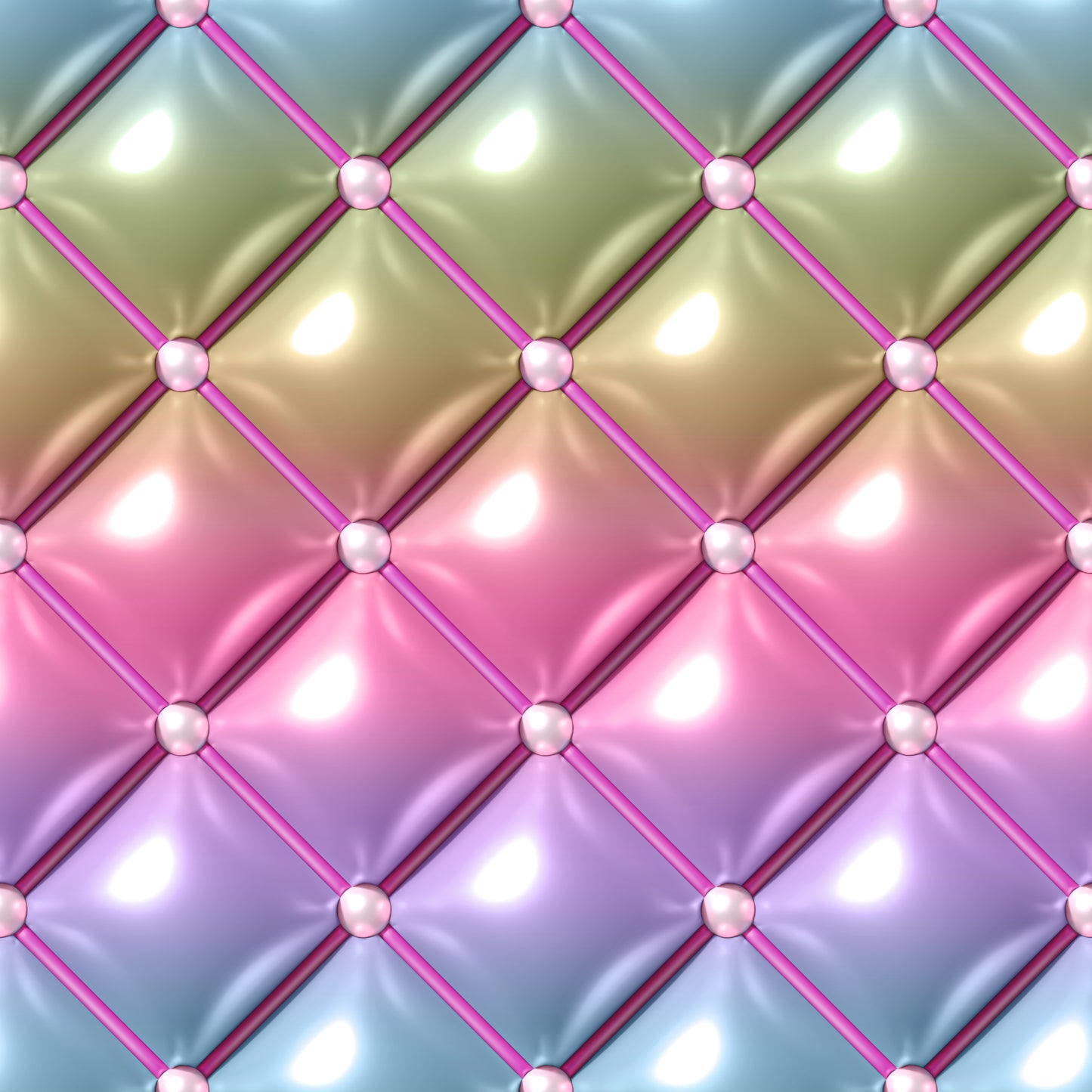 Faux Puffy Diamond Pleats 12x12 Patterned Vinyl Sheet