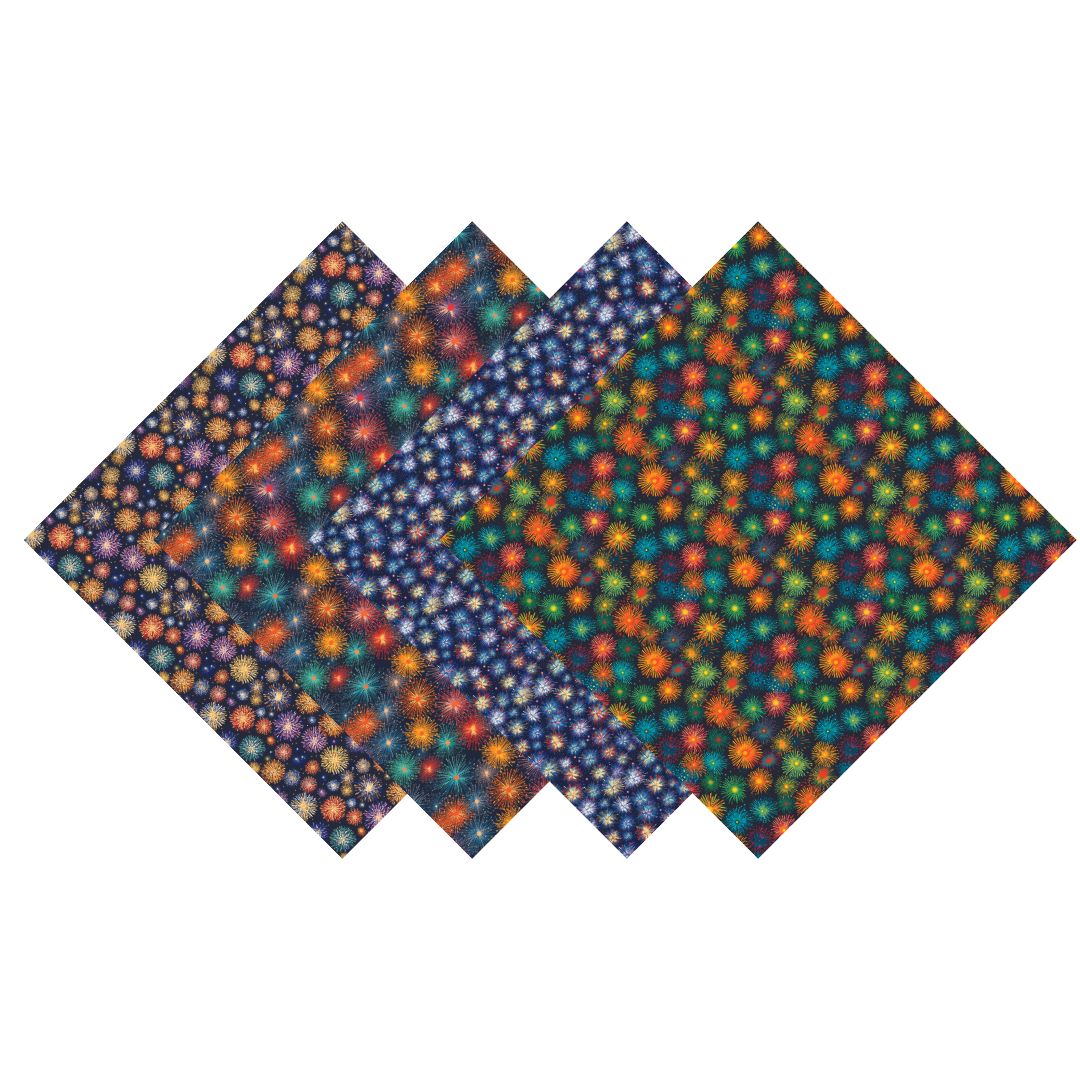 Mini Fireworks Patterned Vinyl Pack