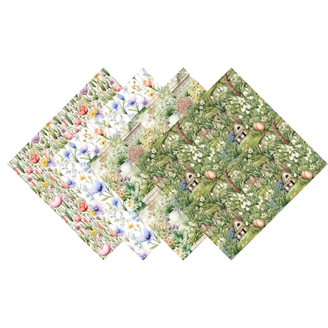 Wildflowers in Spring Patterned Vinyl Pack