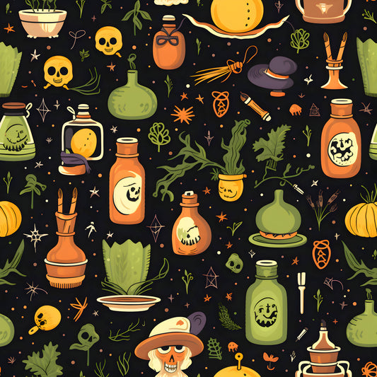 Green Potions 12x12 Patterned Vinyl Sheet