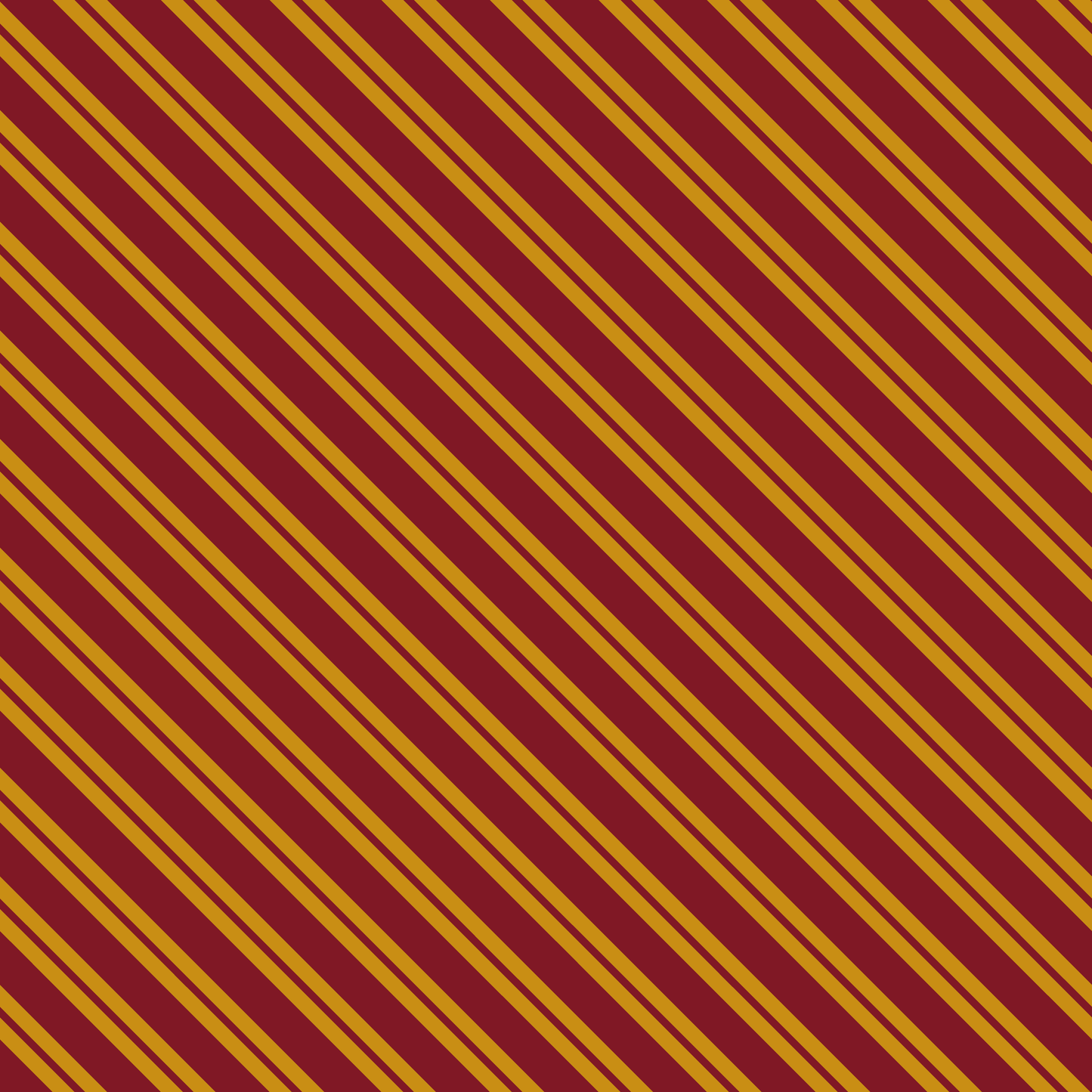 Gryffindor Stripes 12x12 Patterned Vinyl Sheet