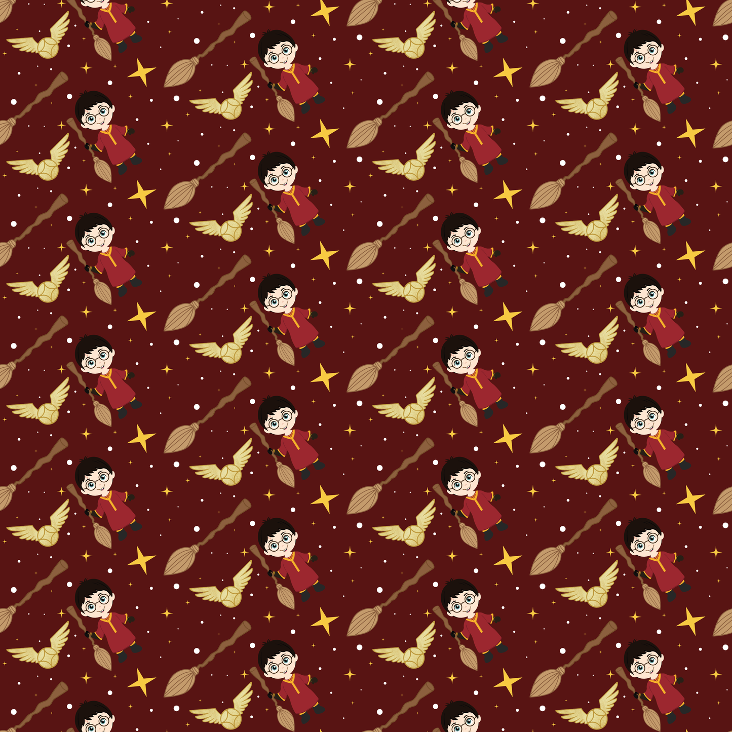 Harry Gryffindor 12x12 Patterned Vinyl Sheet