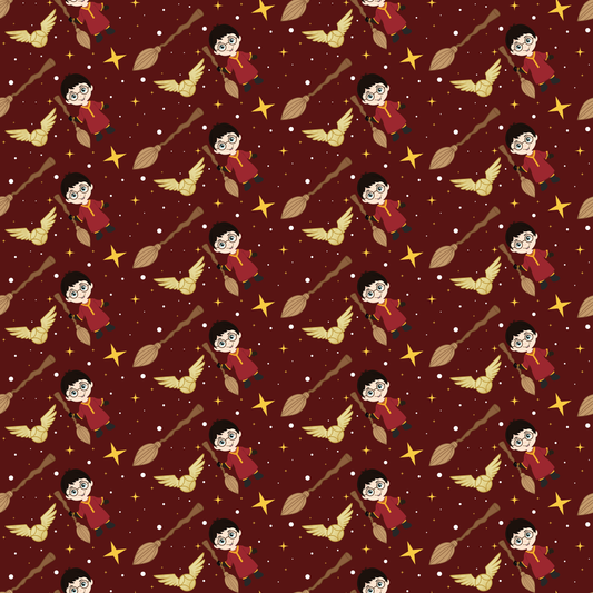Harry Gryffindor 12x12 Patterned Vinyl Sheet