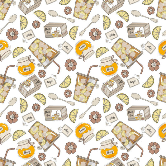 Iced Tea 12x12 Patterned Vinyl Sheet