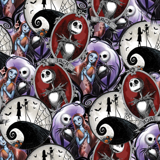 Jack & Sally 12x12 Patterned Vinyl Sheet