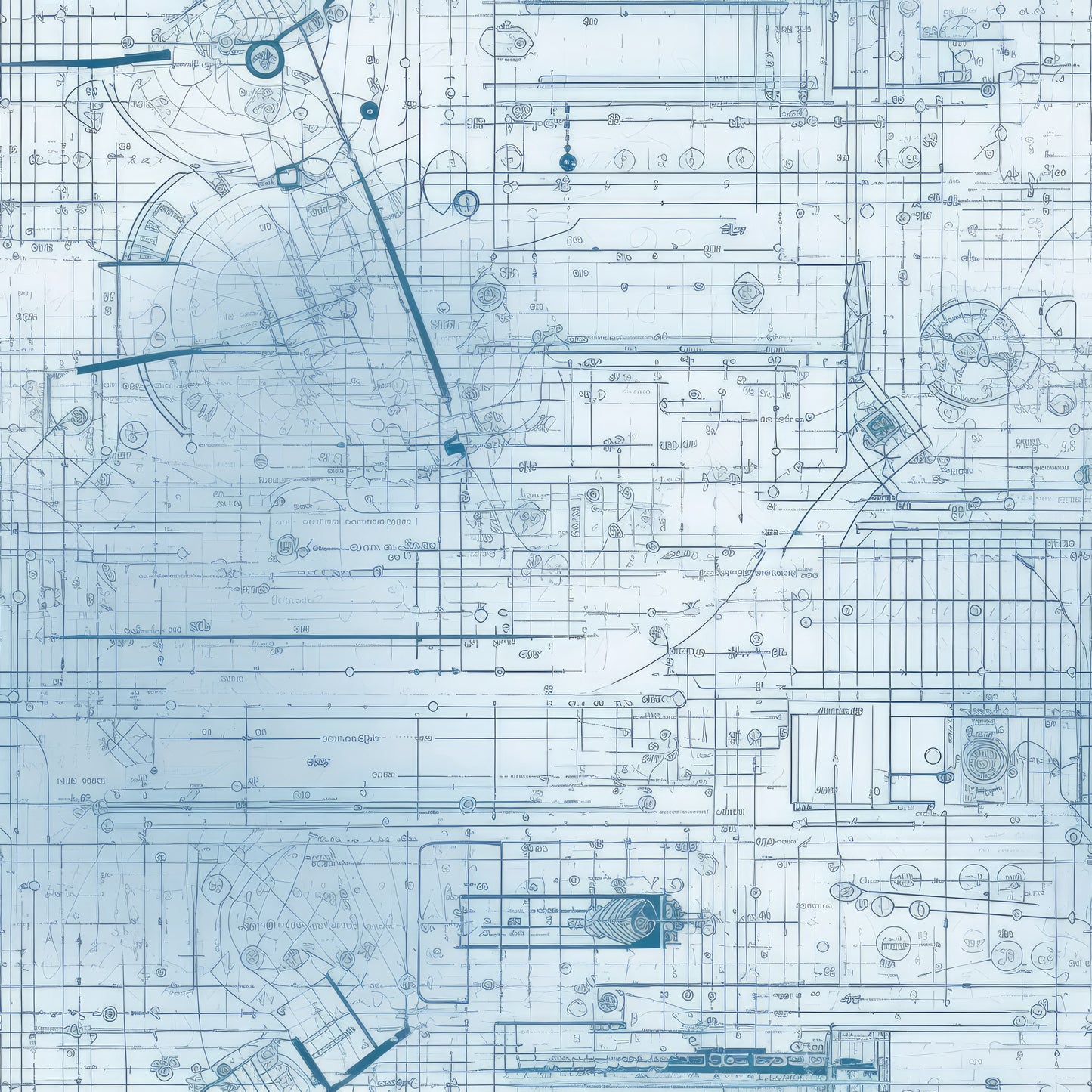 Light Blueprints 12x12 Patterned Vinyl Sheet