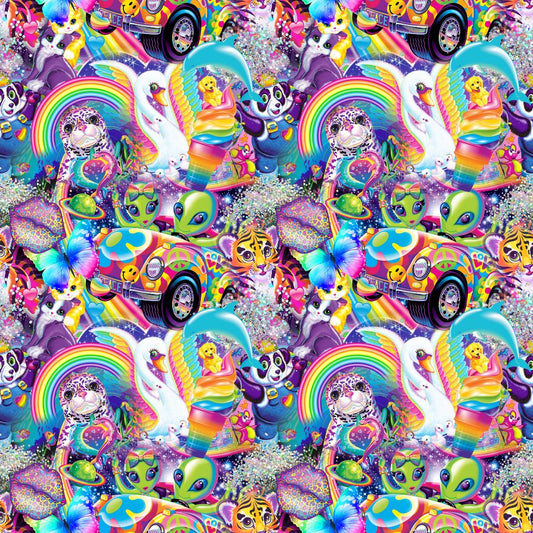 Trippy Lisa 12x12 Patterned Vinyl Sheet