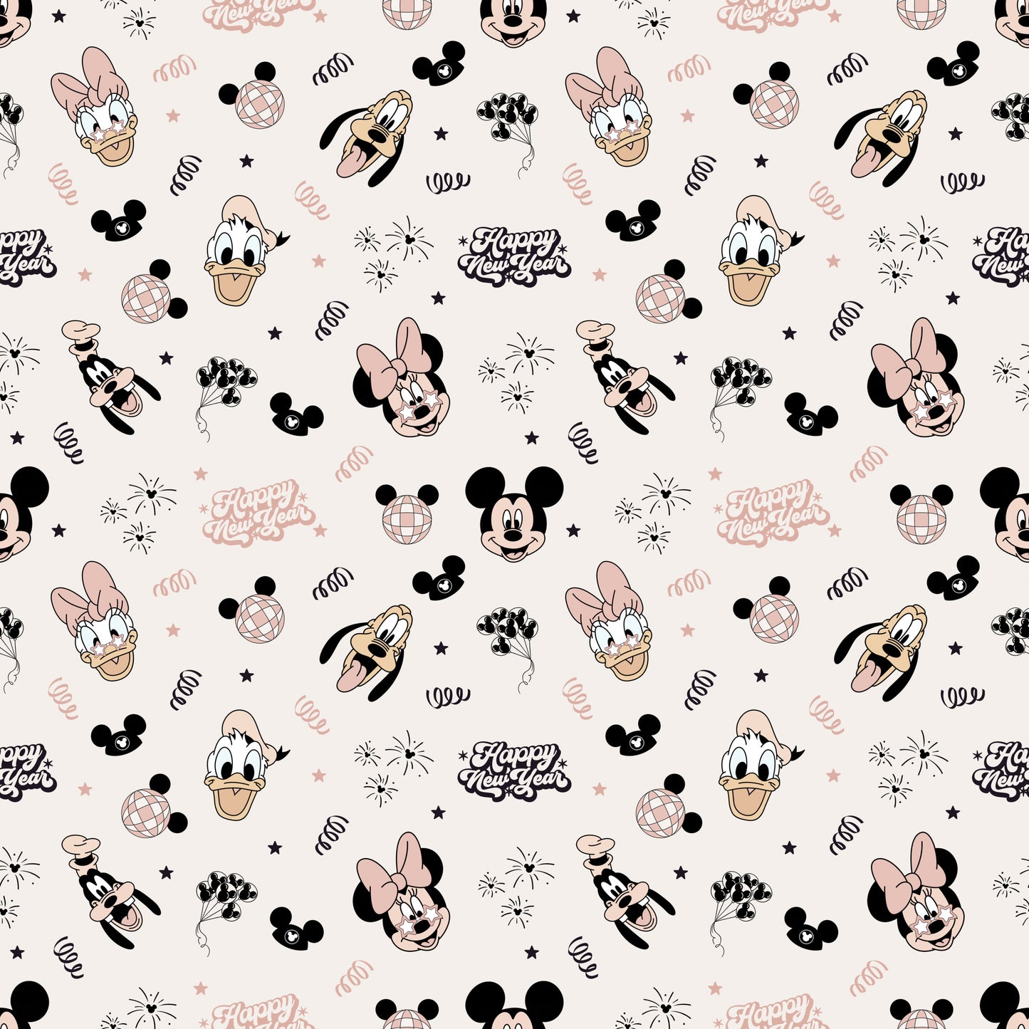 Magic Kingdom New Year 12x12 Patterned Vinyl Sheet