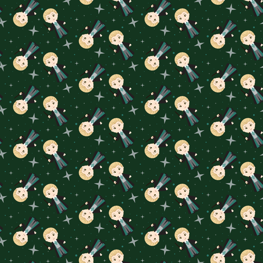 Malfoy Slytherin 12x12 Patterned Vinyl Sheet