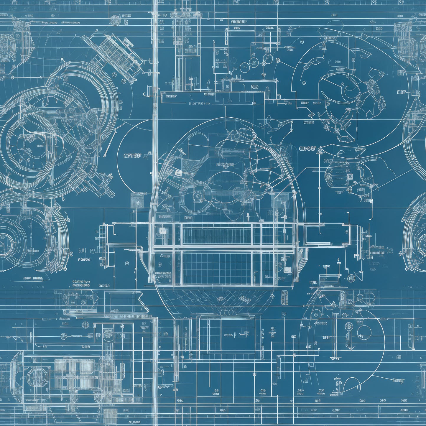 Medium Blueprints 12x12 Patterned Vinyl Sheet