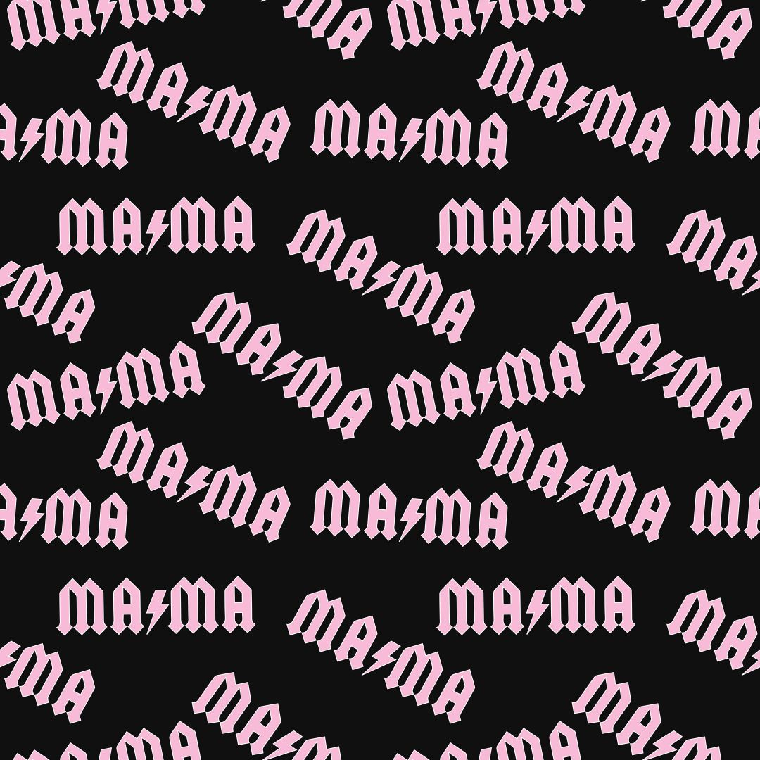 Rocker Mama 12x12 Patterned Vinyl Sheet