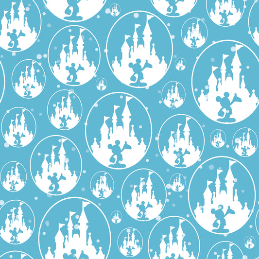 Mouse Castle Magic 12x12 Patterned Vinyl Sheet