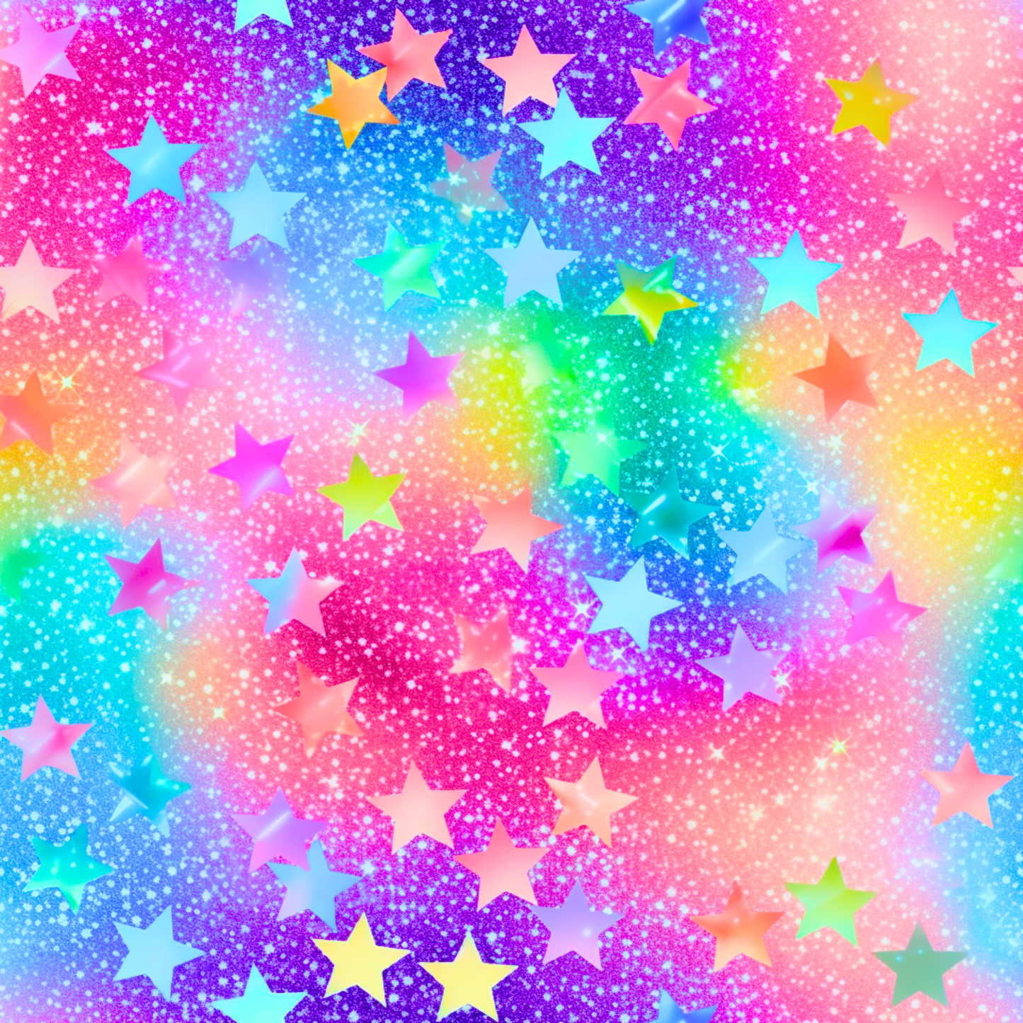 Neon Galaxy & Stars 12x12 Patterned Vinyl Sheet