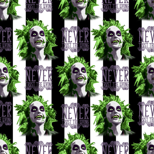 Never Trust the Living 12x12 Patterned Vinyl Sheet