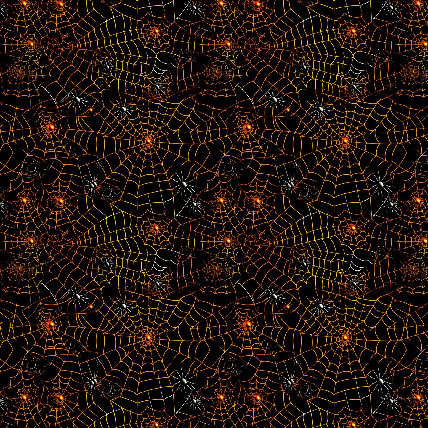 Spider's Orange Webs 12x12 Patterned Vinyl Sheet