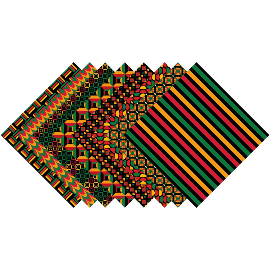 Black History Month Patterned Vinyl Pack