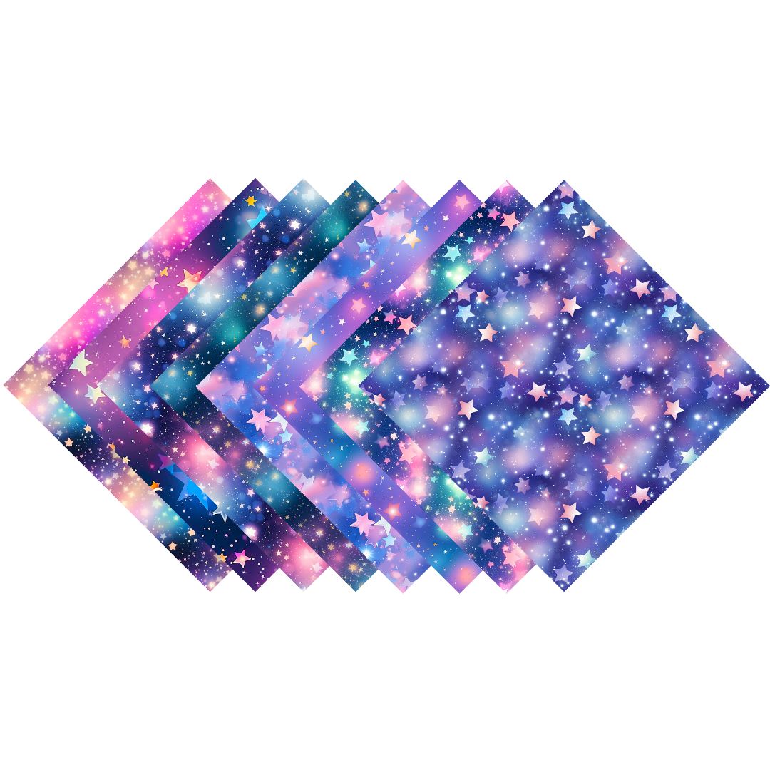 Galaxy Stars Patterned Vinyl Pack