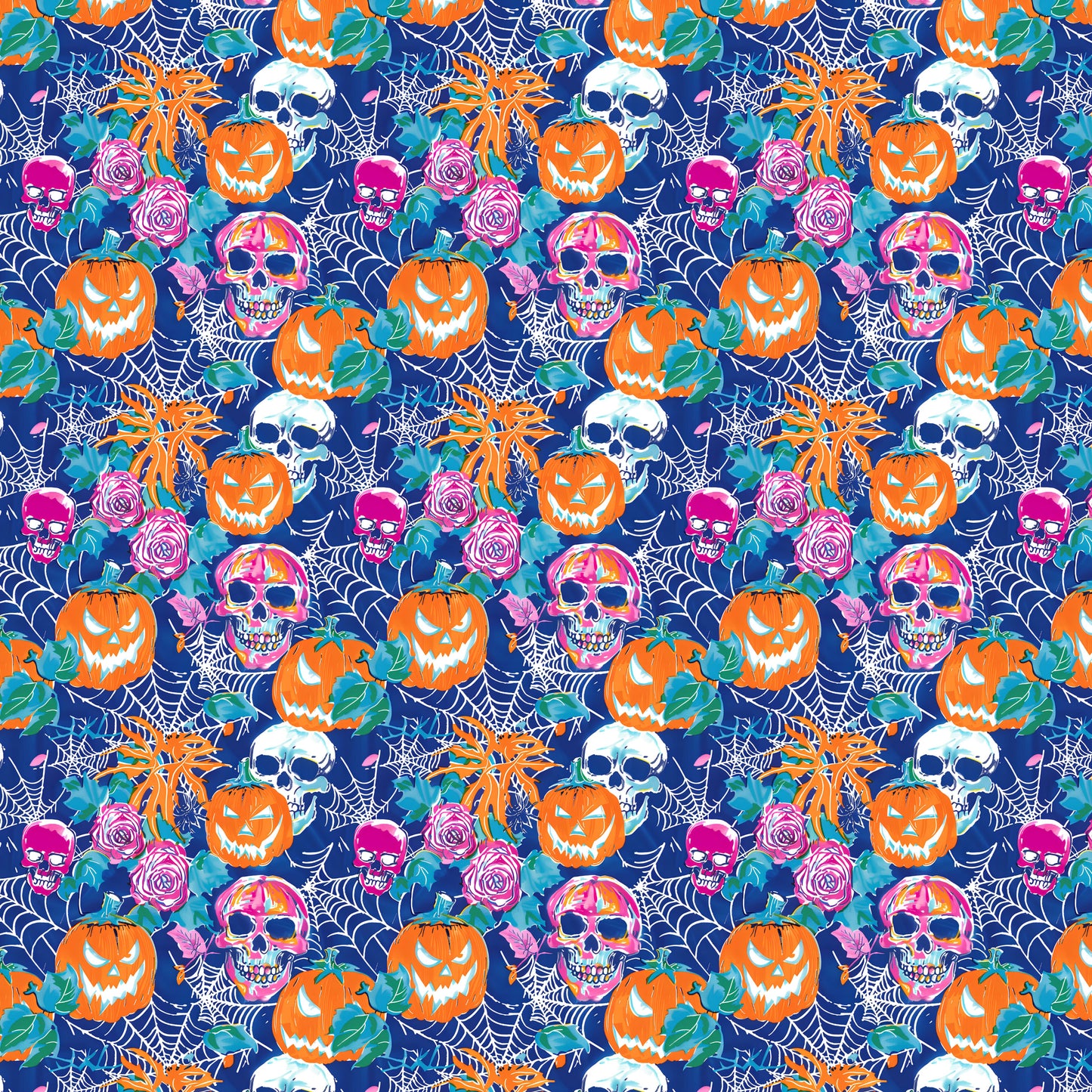 Preppy Halloween 12x12 Patterned Vinyl Sheet