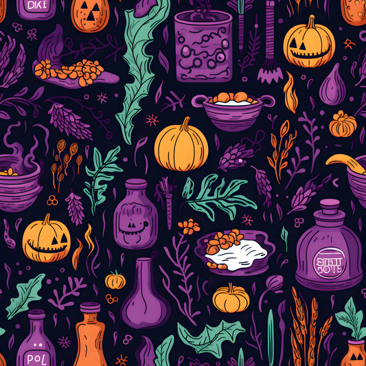 Purple Potions 12x12 Patterned Vinyl Sheet