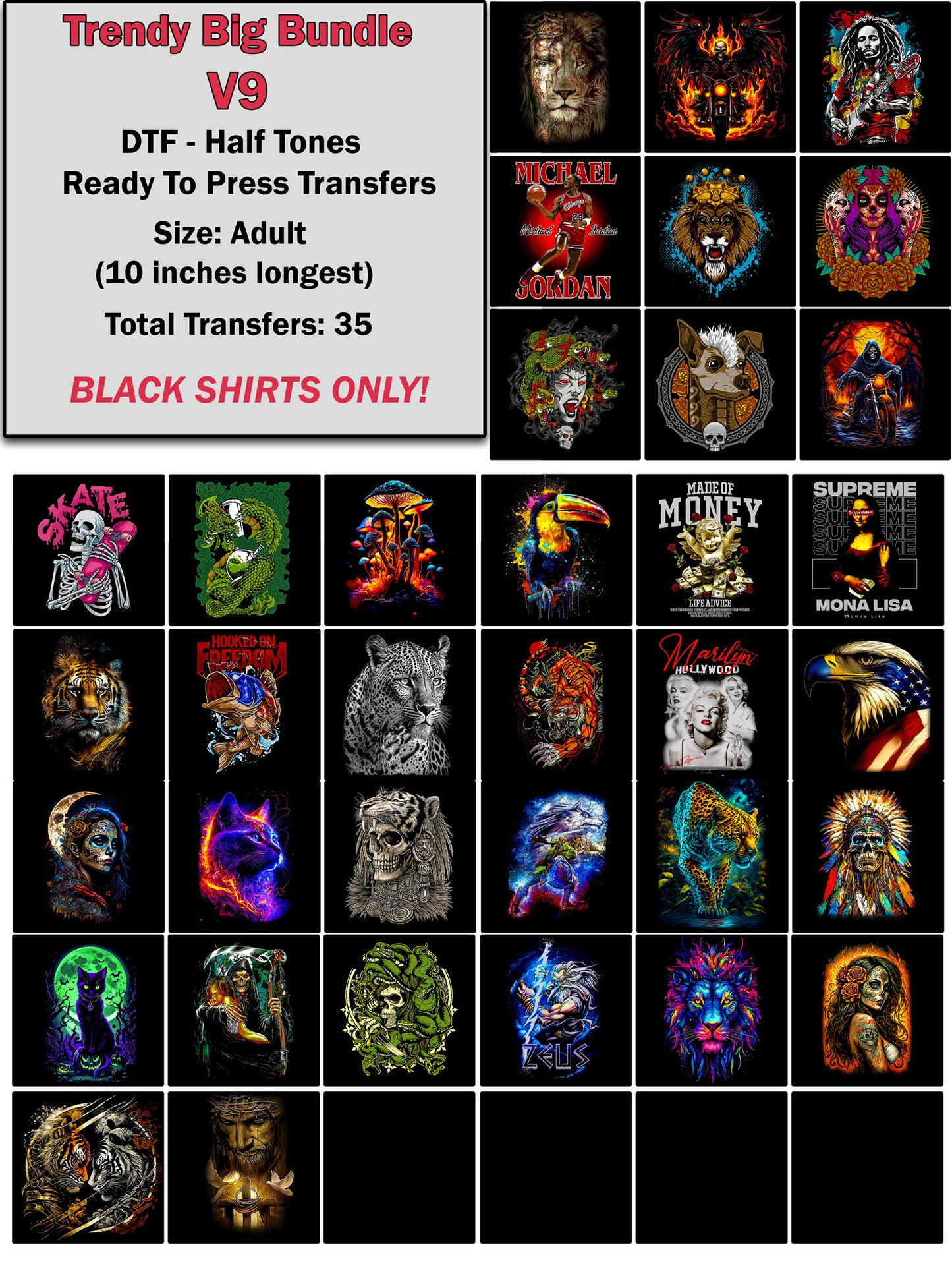 Trendy Half Tone Big Bundle V9