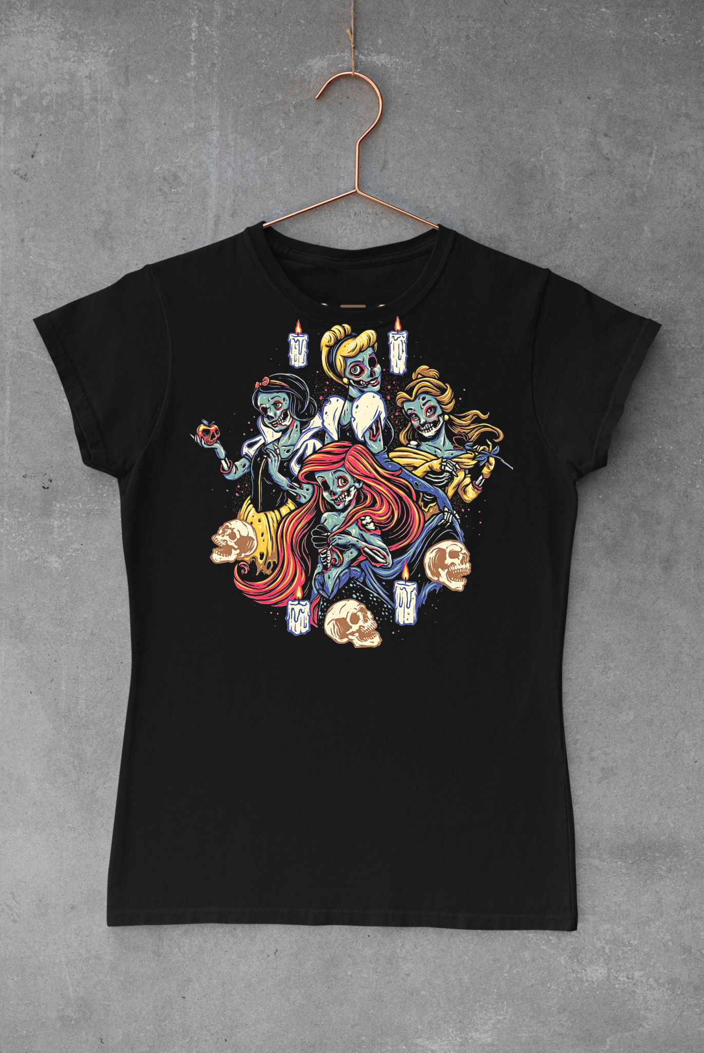 Zombie Princess Half Tone