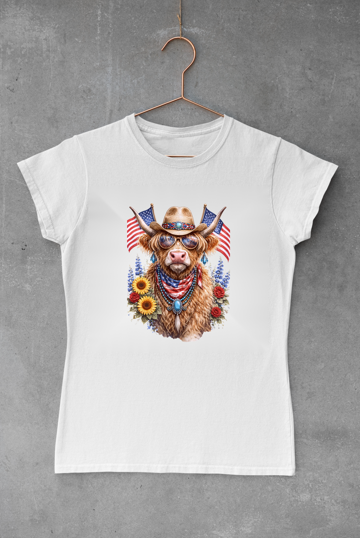 Western Patriotic Cow