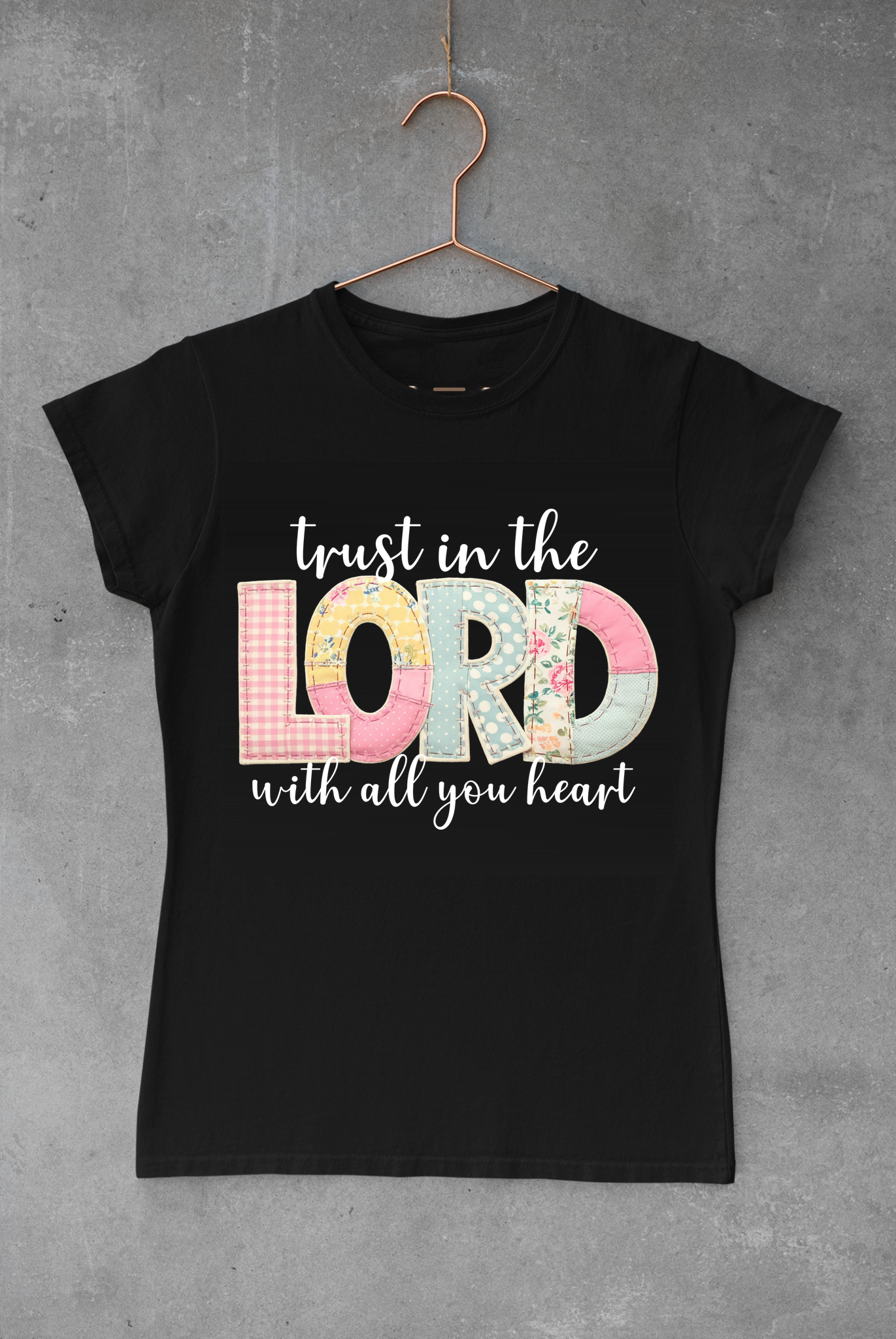 Trust in the Lord God Half Tone