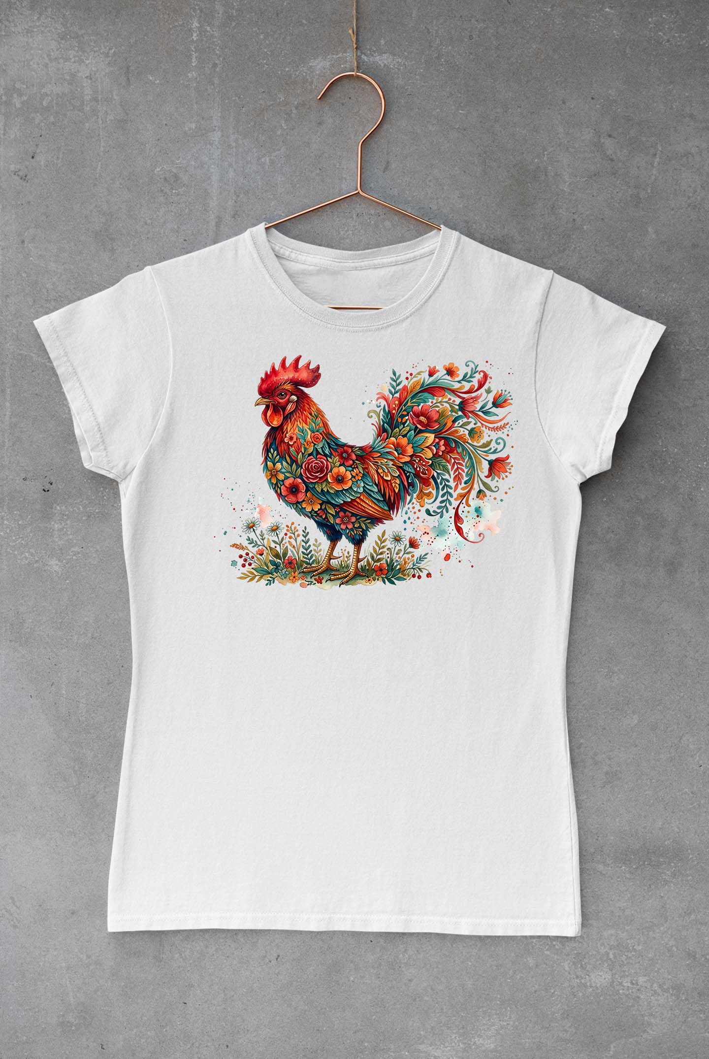 Rooster Floral
