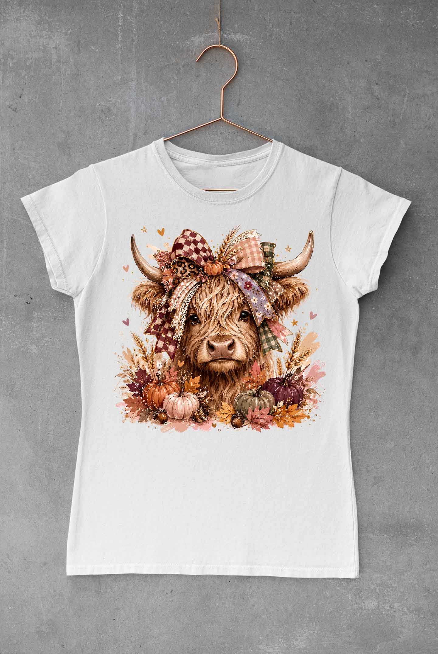 Fall Highland Cow