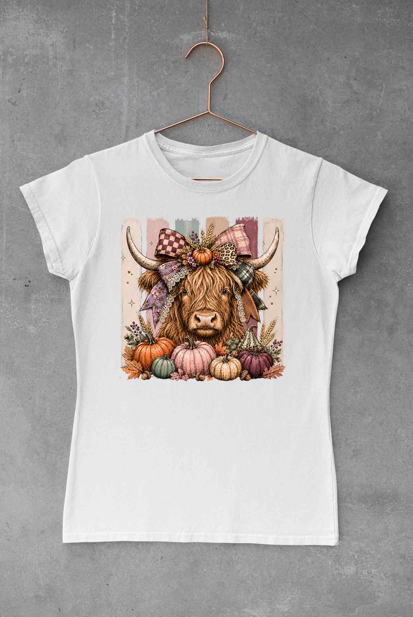 Fall Highland Cow