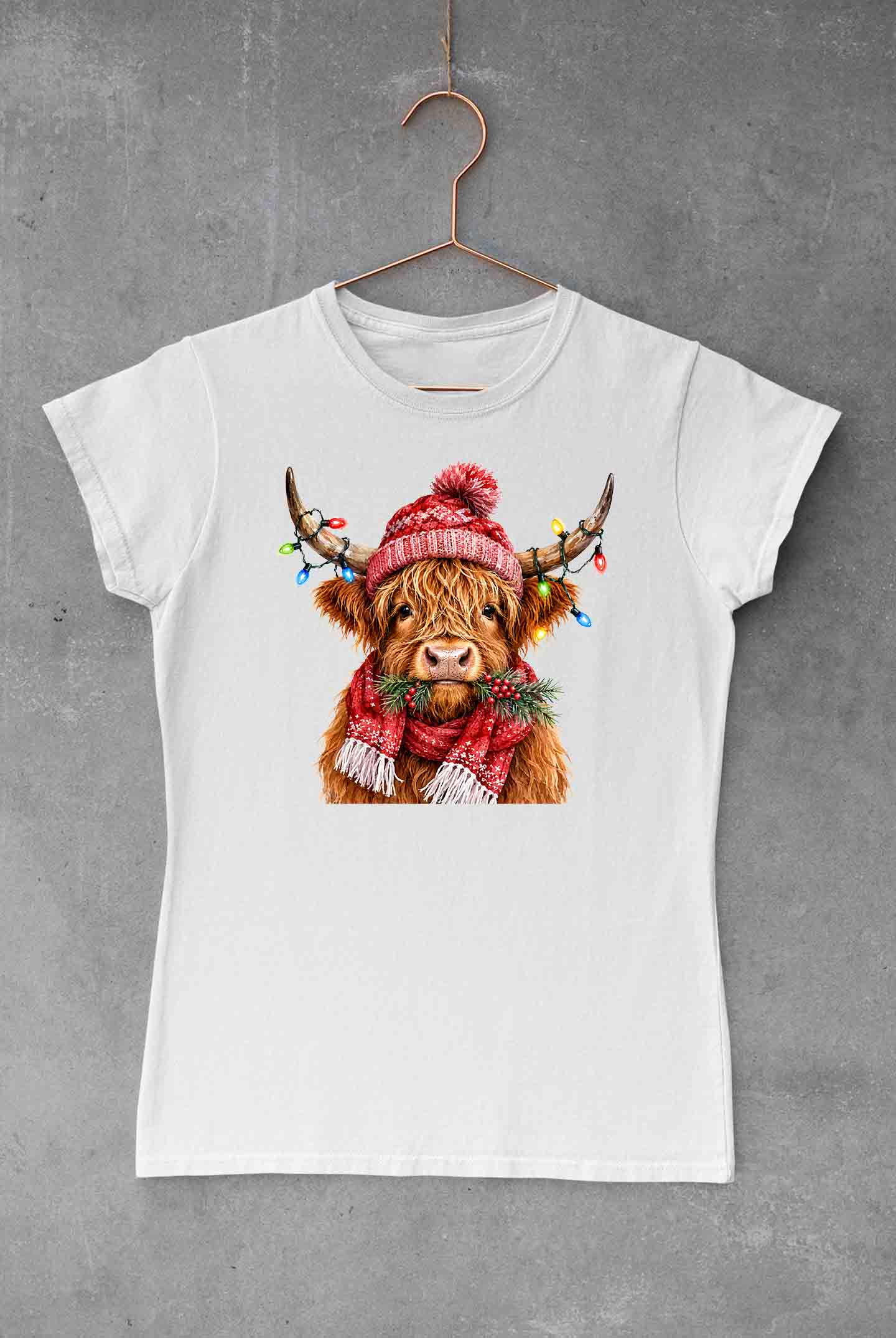 Highland Cow Xmas V4