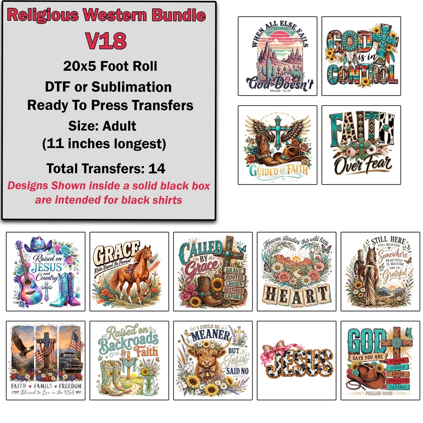 Religious Wester Bundle 18