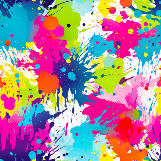 Splatters of Paint 12x12 Patterned Vinyl Sheet