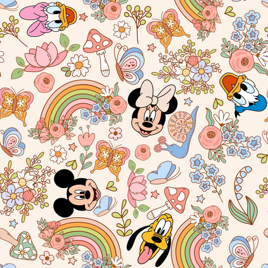 Spring Characters 12x12 Patterned Vinyl Sheet