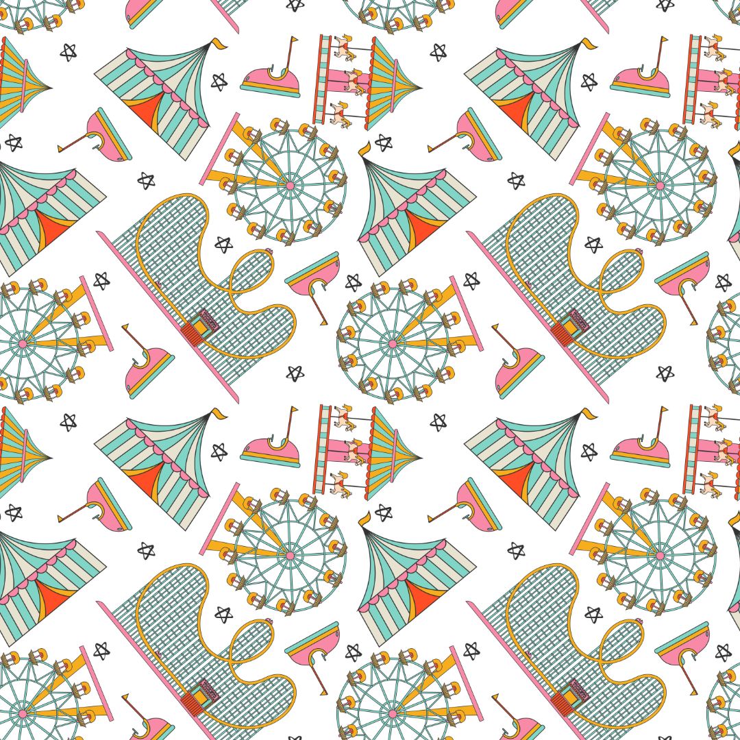 Summer Carnival 12x12 Patterned Vinyl Sheet