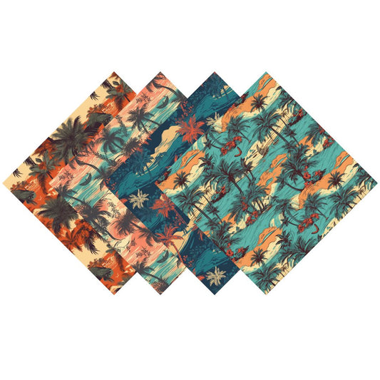 Tropical Sunsets Patterned Vinyl Pack