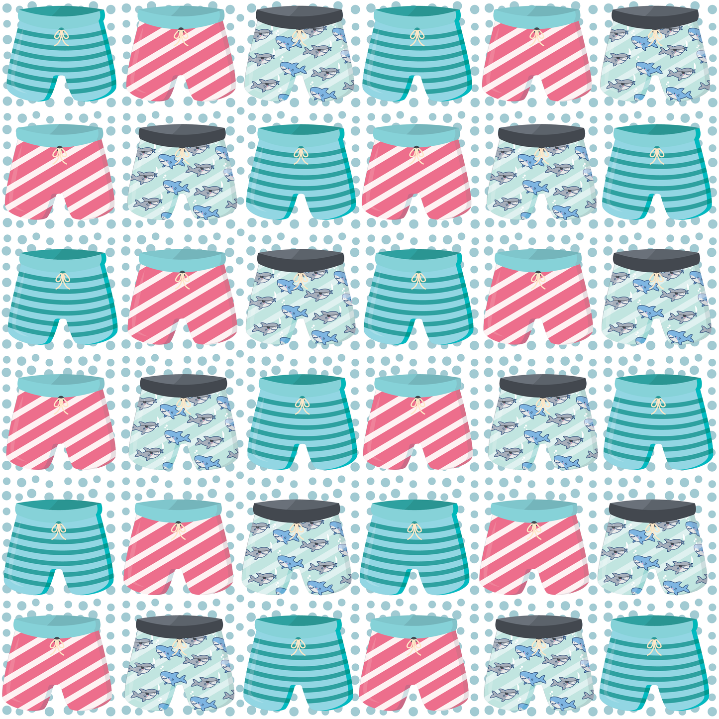 Swim Trunks 12x12 Patterned Vinyl Sheet