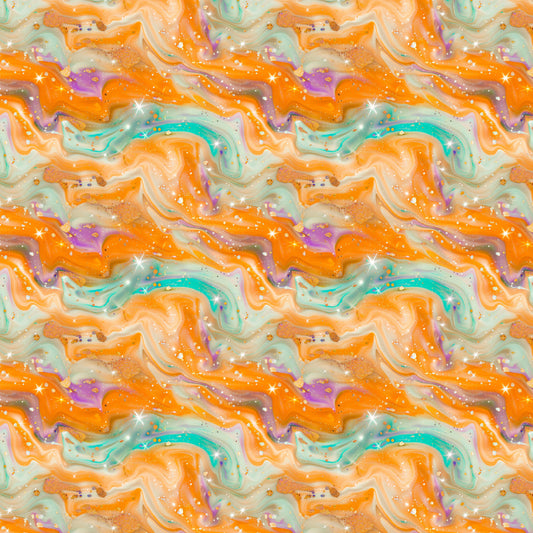 Geode Autumn Swirl 12x12 Patterned Vinyl Sheet