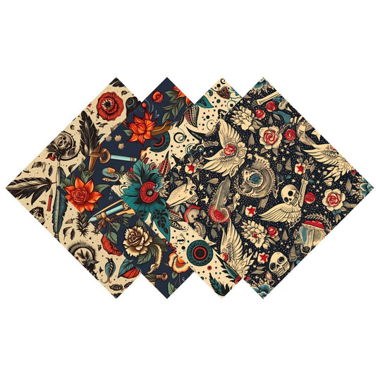 Traditional Tattoos Patterned Vinyl Pack