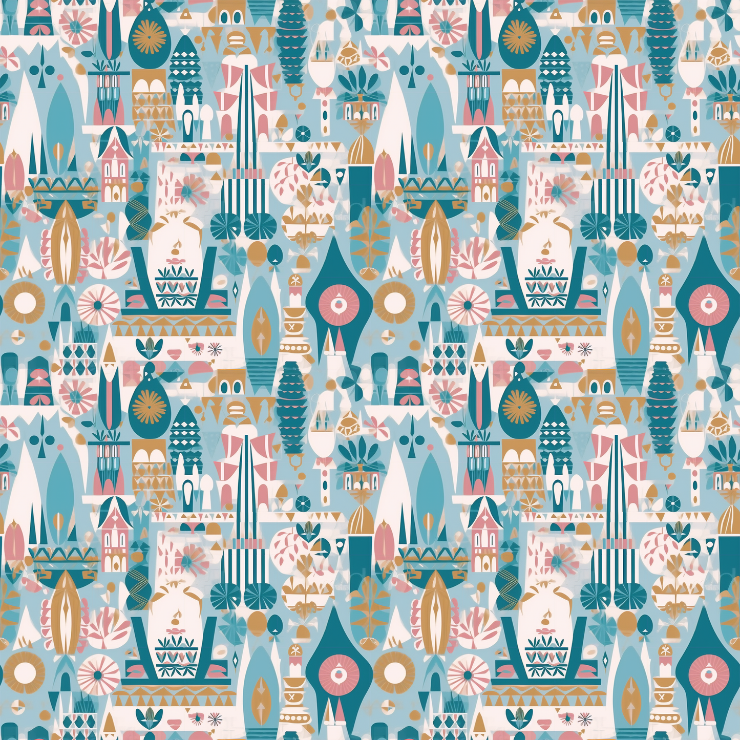 Tiny World 12x12 Patterned Vinyl Sheet