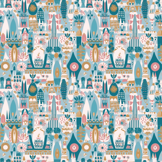 Tiny World 12x12 Patterned Vinyl Sheet