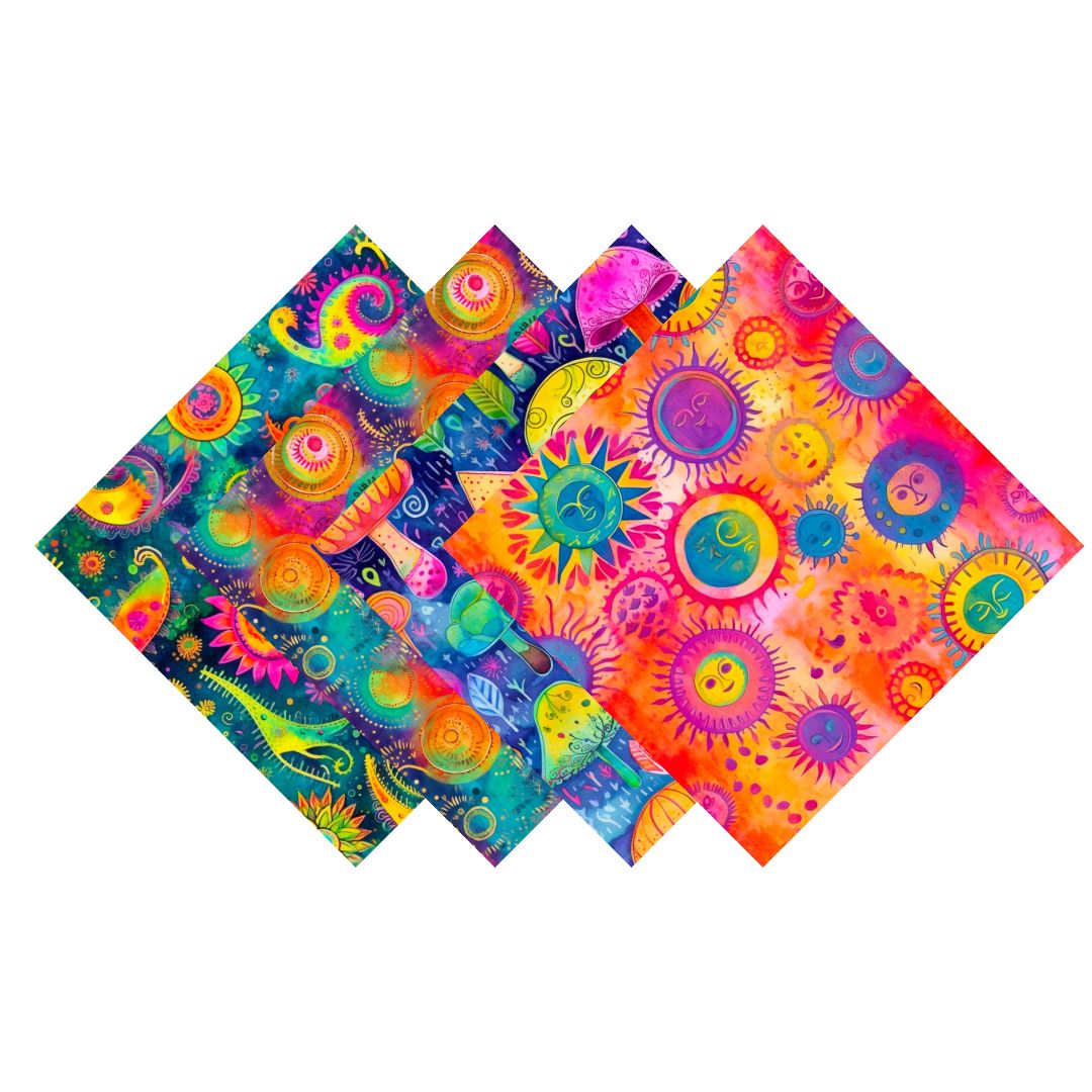 Colorful Trip Patterned Vinyl Pack V.2