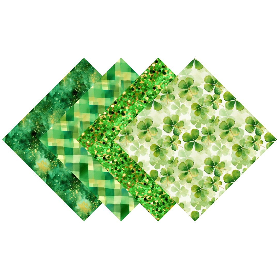 Watercolor St. Patrick's Day Patterned Vinyl Pack