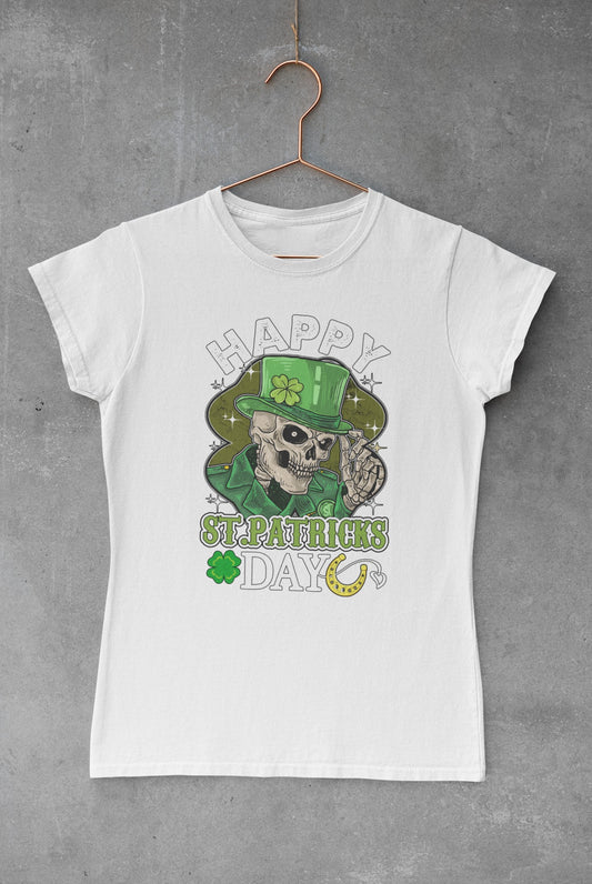 Skull Happy St. Patrick's Day Transfer
