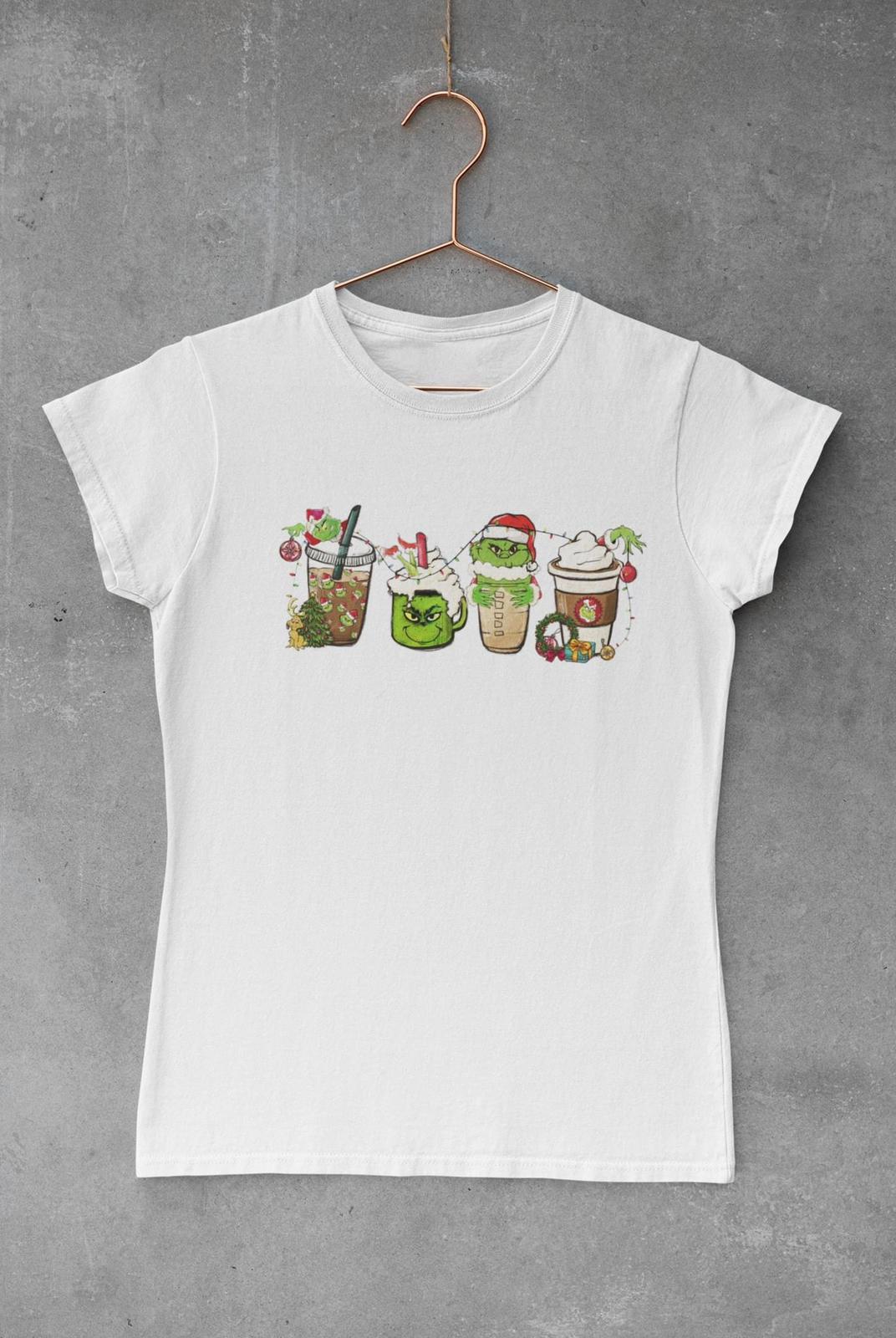 Christmas Coffee Grinch Transfer