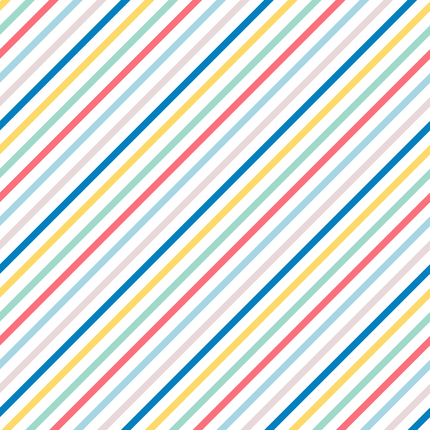 Primary Stripes 12x12 Patterned Vinyl Sheet