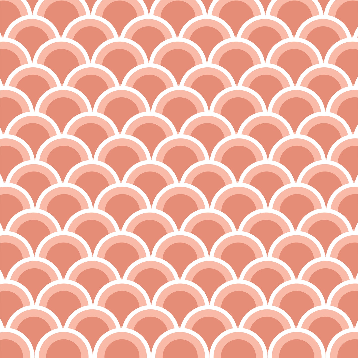 Coral Nautical Waves 12x12 Patterned Vinyl Sheet