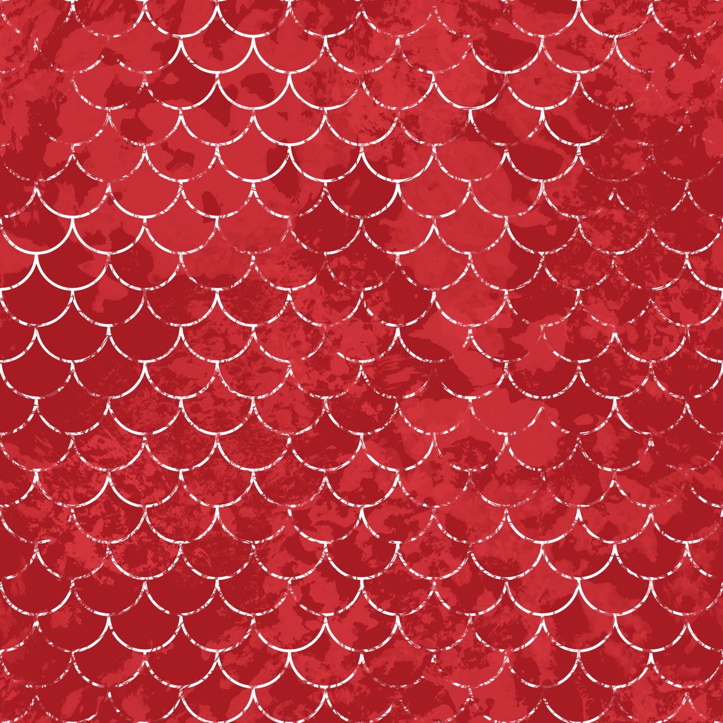 Abstract Red Mermaid Scales 12x12 Patterned Vinyl Sheet